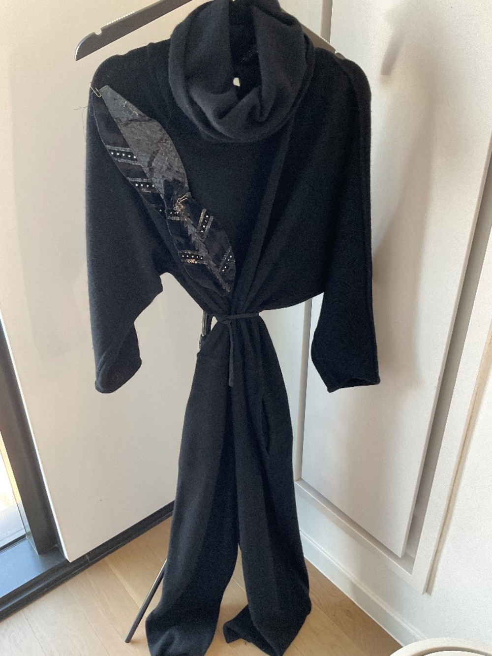 Unique Classic Cashmere Jumpsuit Black